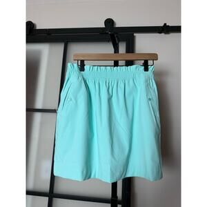 NWT EP NY Ladies Tech Stretch Paper Bag Skort Size Medium